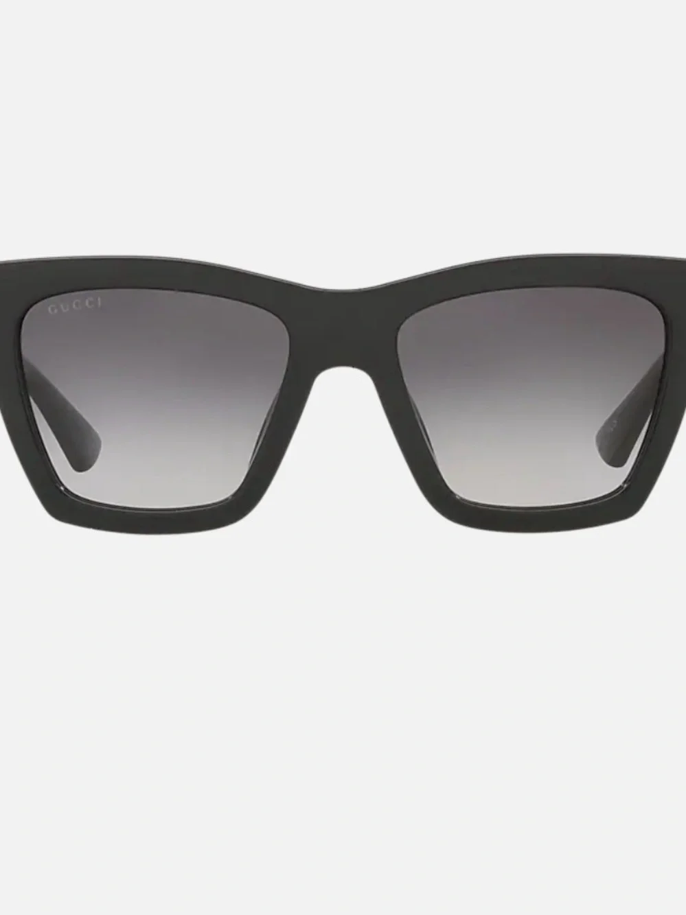 BRAND NEW!! Gucci Black Square Sunglasses with Gold GG Logo